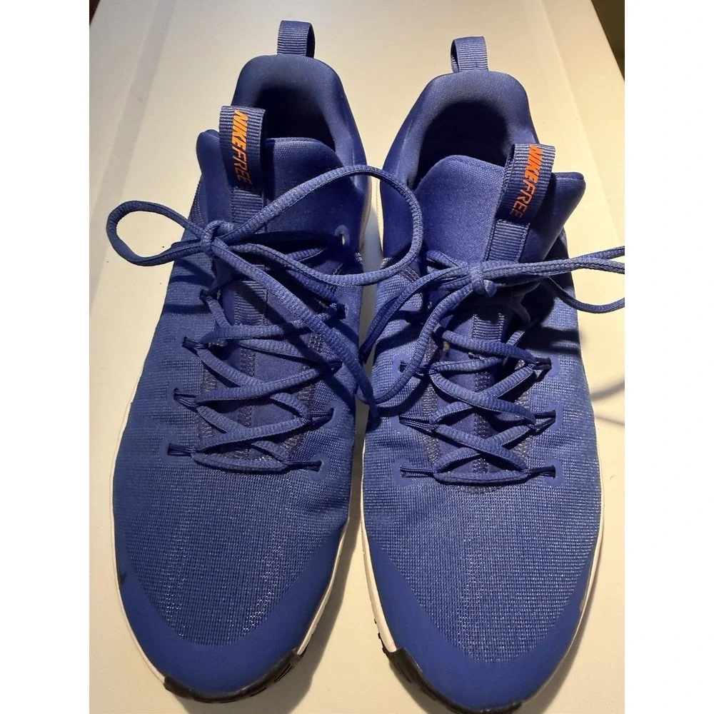 Nike Free Metcon Sneakers Mens Blue Orange Training Shoes AQ1896-400